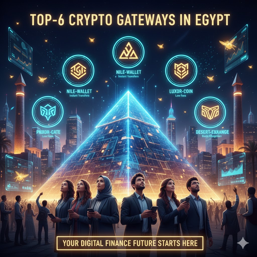 Top-6 Crypto Gateways in Egypt 